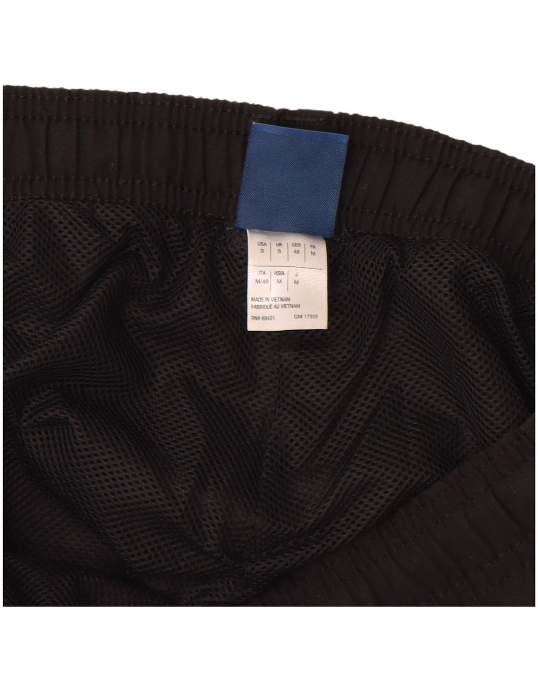 Calça Reebok Mens Treino Pequeno Poliéster Preto