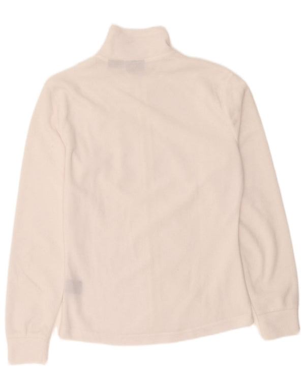 Jaqueta de lã feminina Fila UK 12 poliéster branco médio