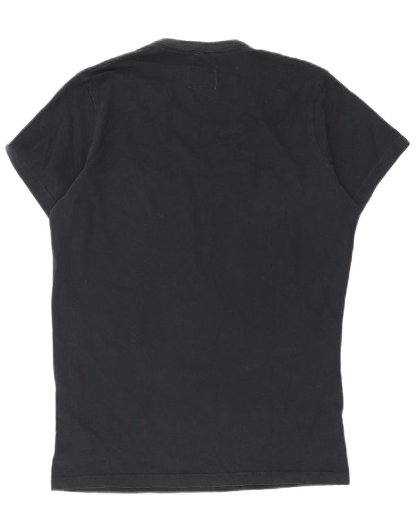 Camiseta masculina Diesel Top pequeno algodão preto