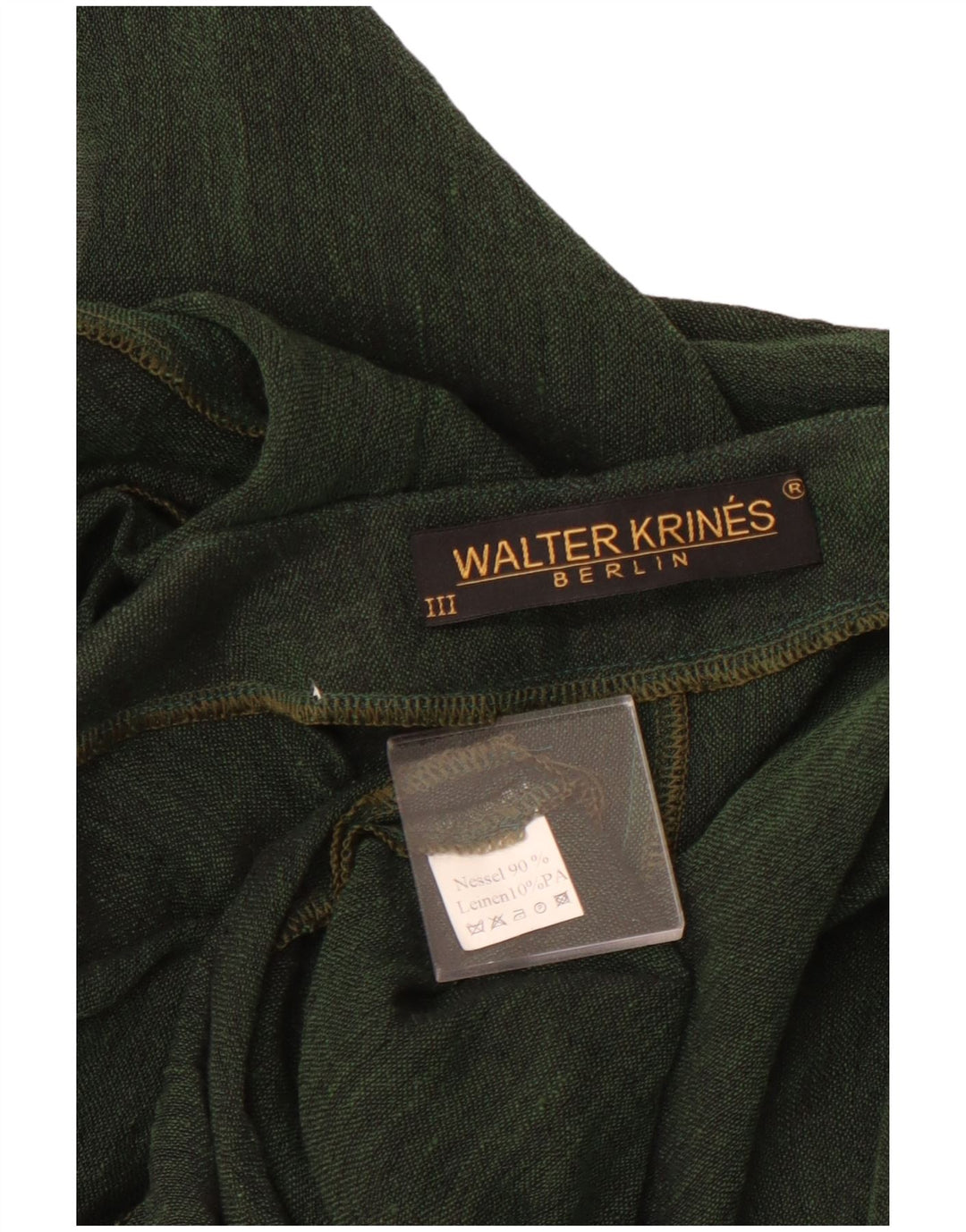 Top Cardigan Feminino VINTAGE UK 16 Grande Algodão Verde