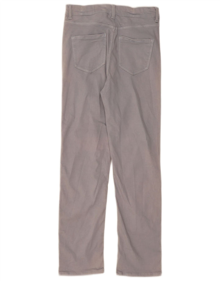 Calça casual curta feminina Marks & Spencer Reino Unido 12 médio W30 L30 azul