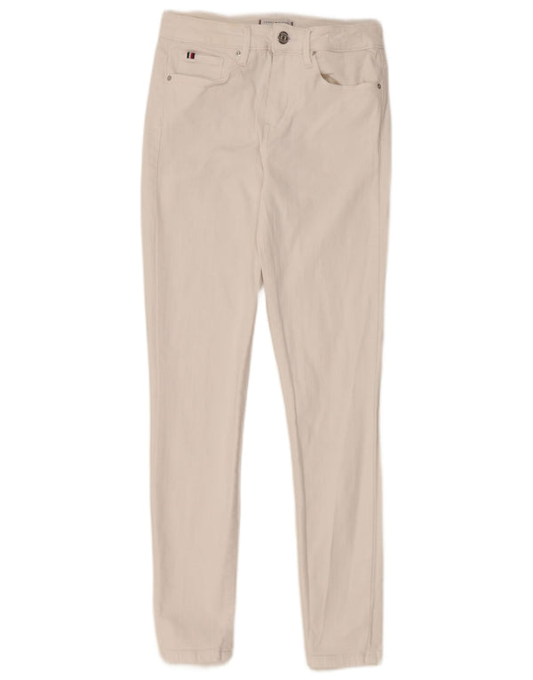 Tommy Hilfiger Feminino Como Skinny Jeans W28 L27 Algodão Branco