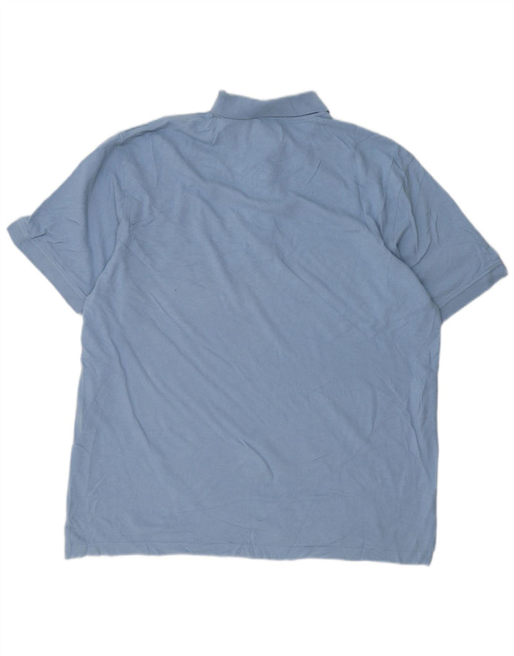 Camisa polo masculina IZOD XL algodão azul