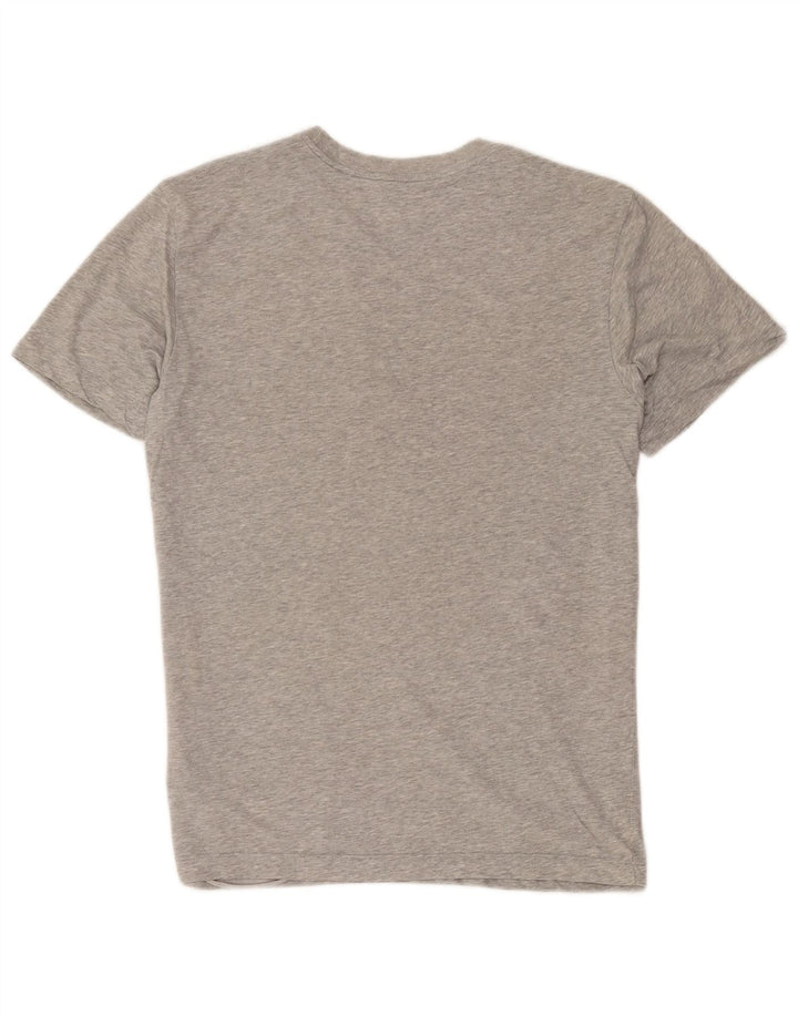 Camiseta Nike masculina Dri Fit Graphic Top cinza médio manchado de algodão