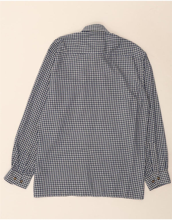 Camisa masculina Dickies poliéster guingão azul médio