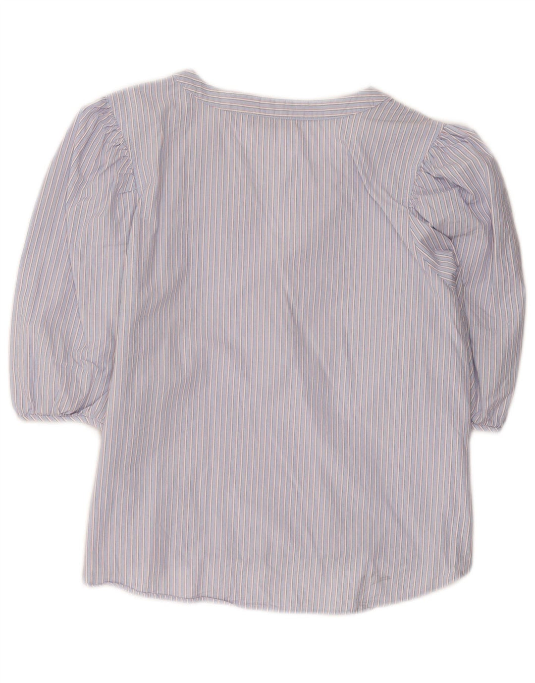 Camisa pulôver feminina Marks & Spencer Petite Reino Unido 14 listrado azul médio