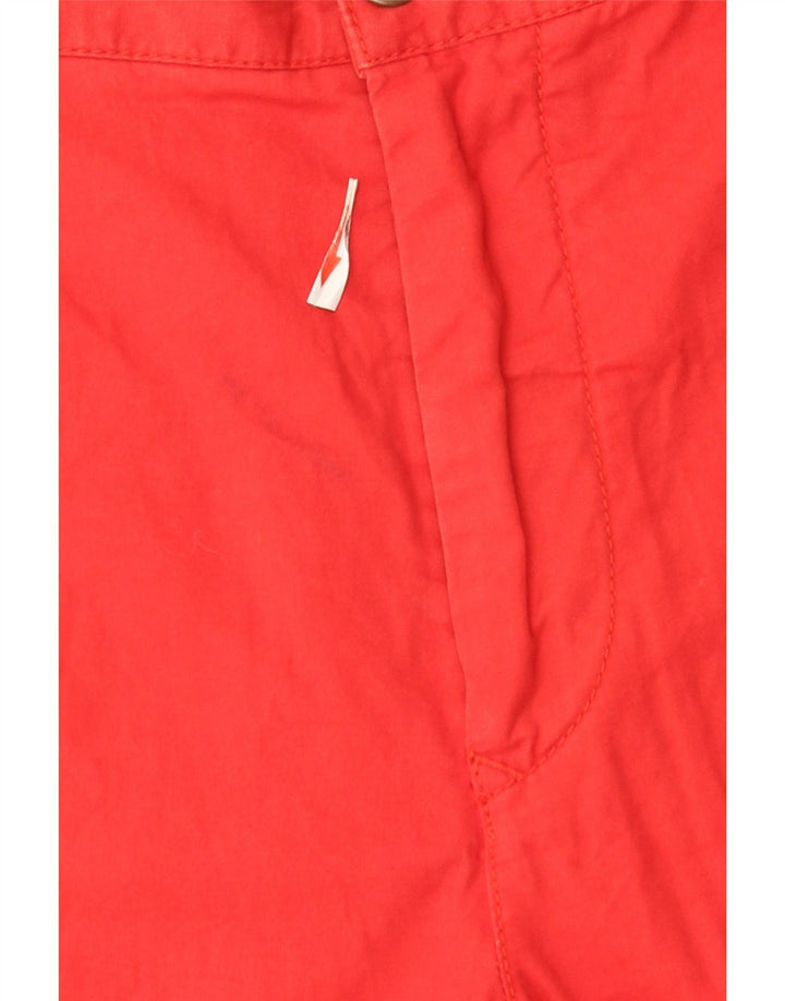 Gant Mens Chino Shorts W38 XL Algodão Vermelho