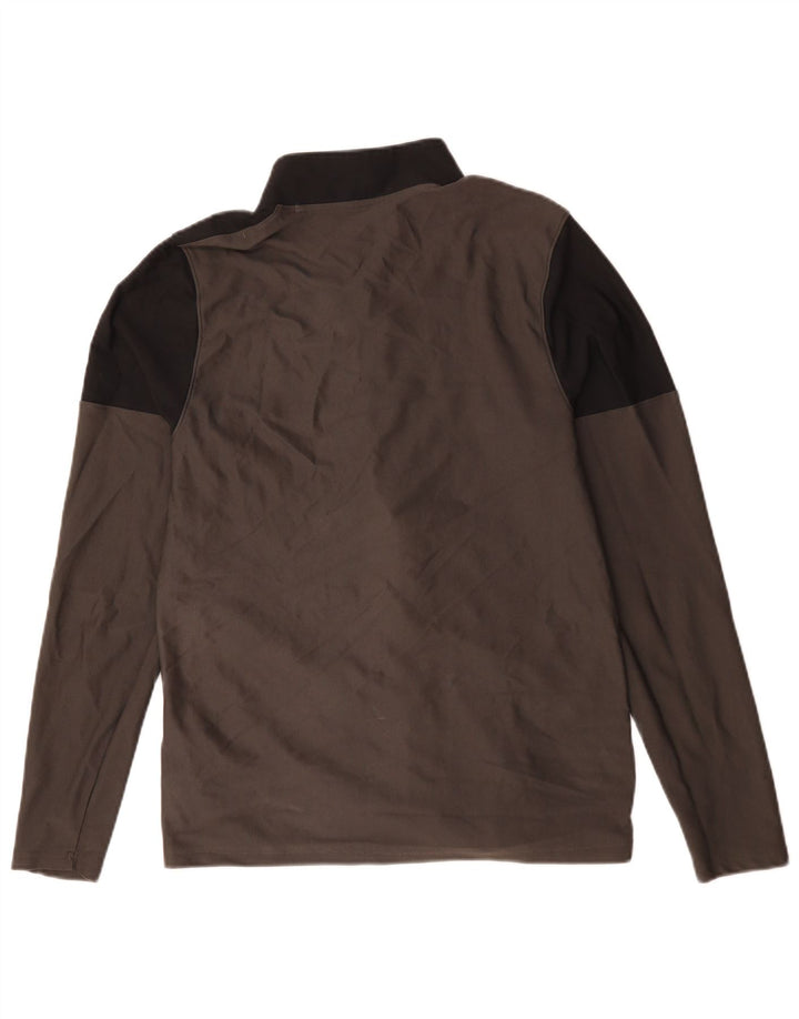 Under Armour Mens Treino Top Jacket Grande Poliéster Colorblock Preto