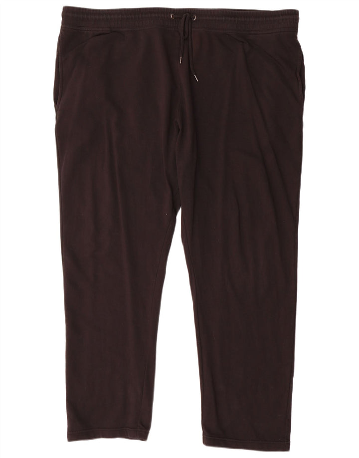 Calça de treino masculina regular Marks & Spencer 3XL algodão preto