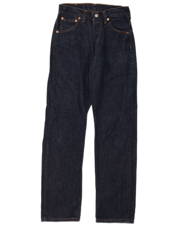 Levi's Masculino 535 Straight Jeans W27 L32 Azul Marinho Algodão