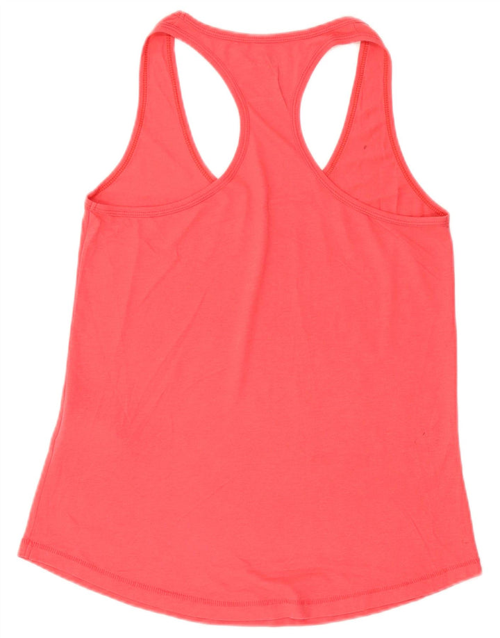 Nike Womens Loose Fit Graphic Vest Top UK 12 Médio Rosa Poliéster