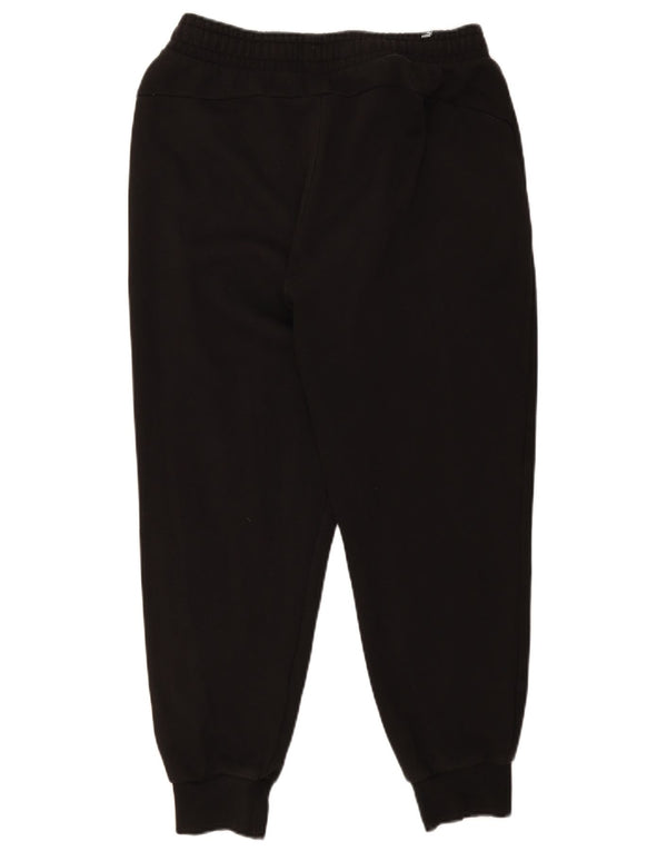 Calça esportiva feminina Puma Joggers UK 14 grande algodão preto esportivo