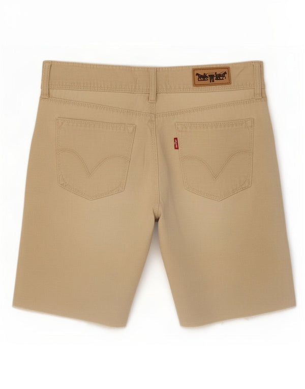 Shorts masculino Levi's 570 casual pequeno W29 algodão bege