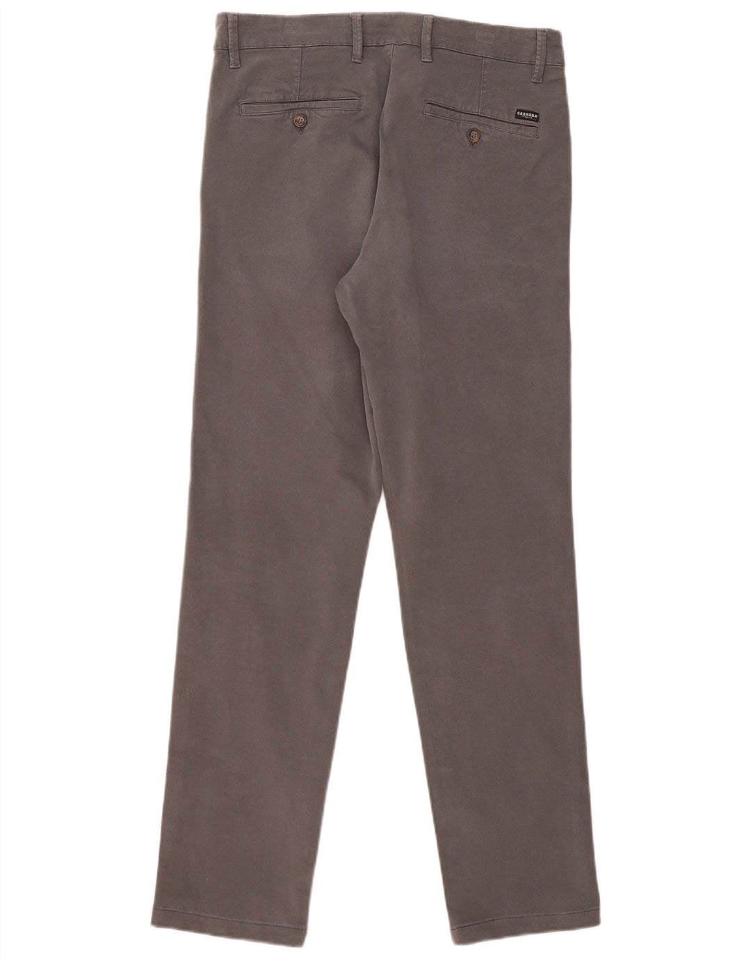 Calça Chino Carrera Masculina Regular IT 48 Médio W33 L31 Algodão Cinza