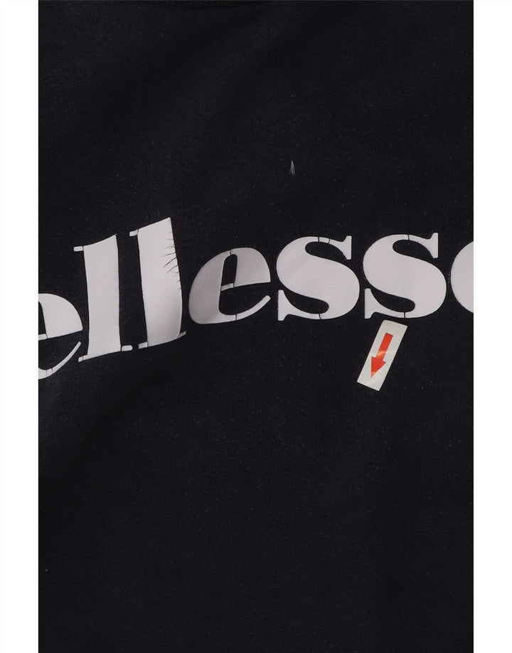 Ellesse moletom gráfico masculino jumper médio azul marinho