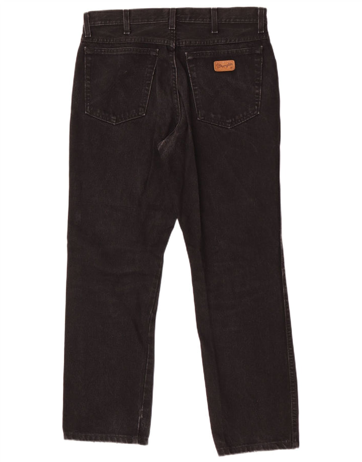 Wrangler Calça jeans reta masculina W32 L29 preta