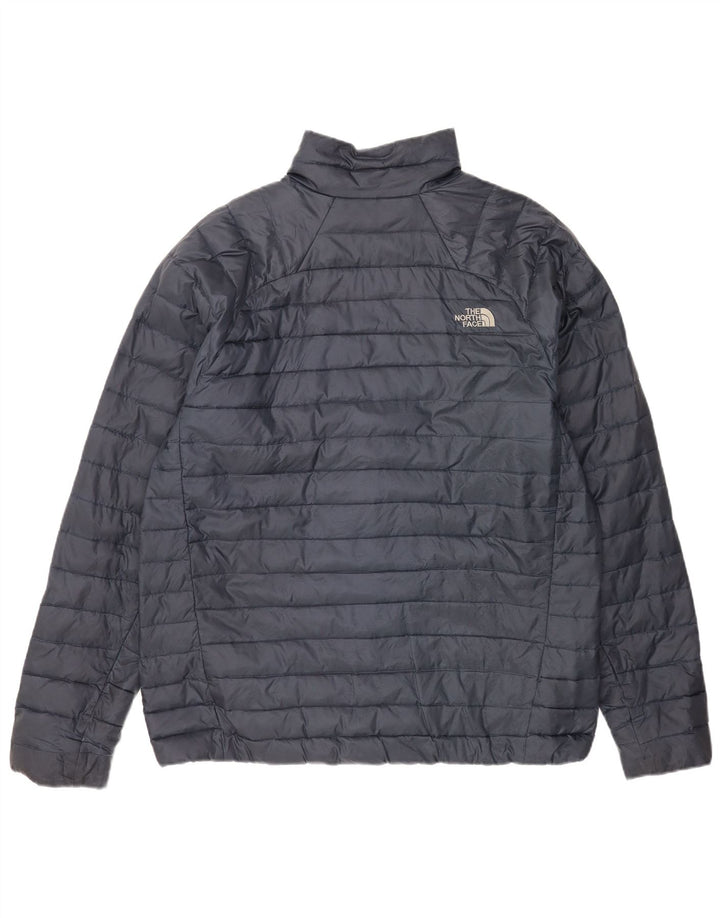 Jaqueta acolchoada masculina The North Face UK 42 XL azul marinho nylon