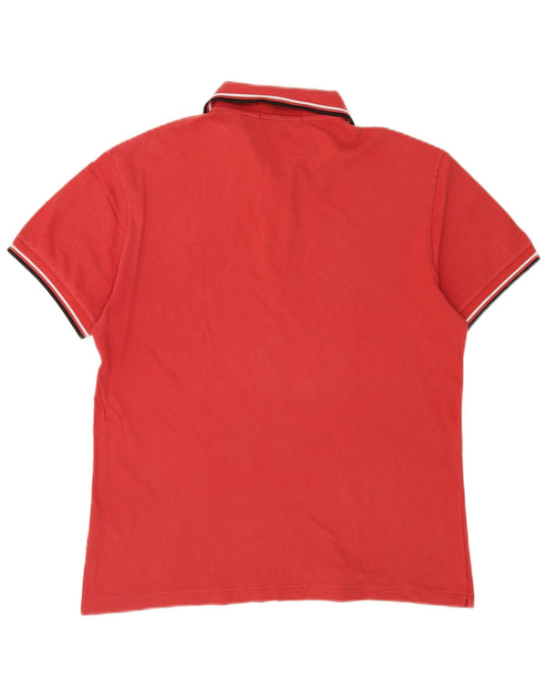 Camisa polo masculina Fred Perry médio algodão vermelho