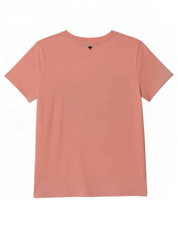 Camiseta gráfica feminina Max Mara Top UK 12 Médio Rosa Floral