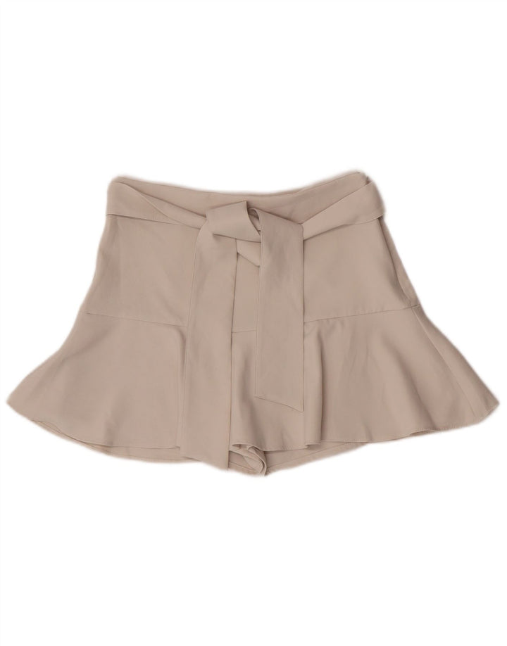 Zara Mini saia skort feminina média W28 off white