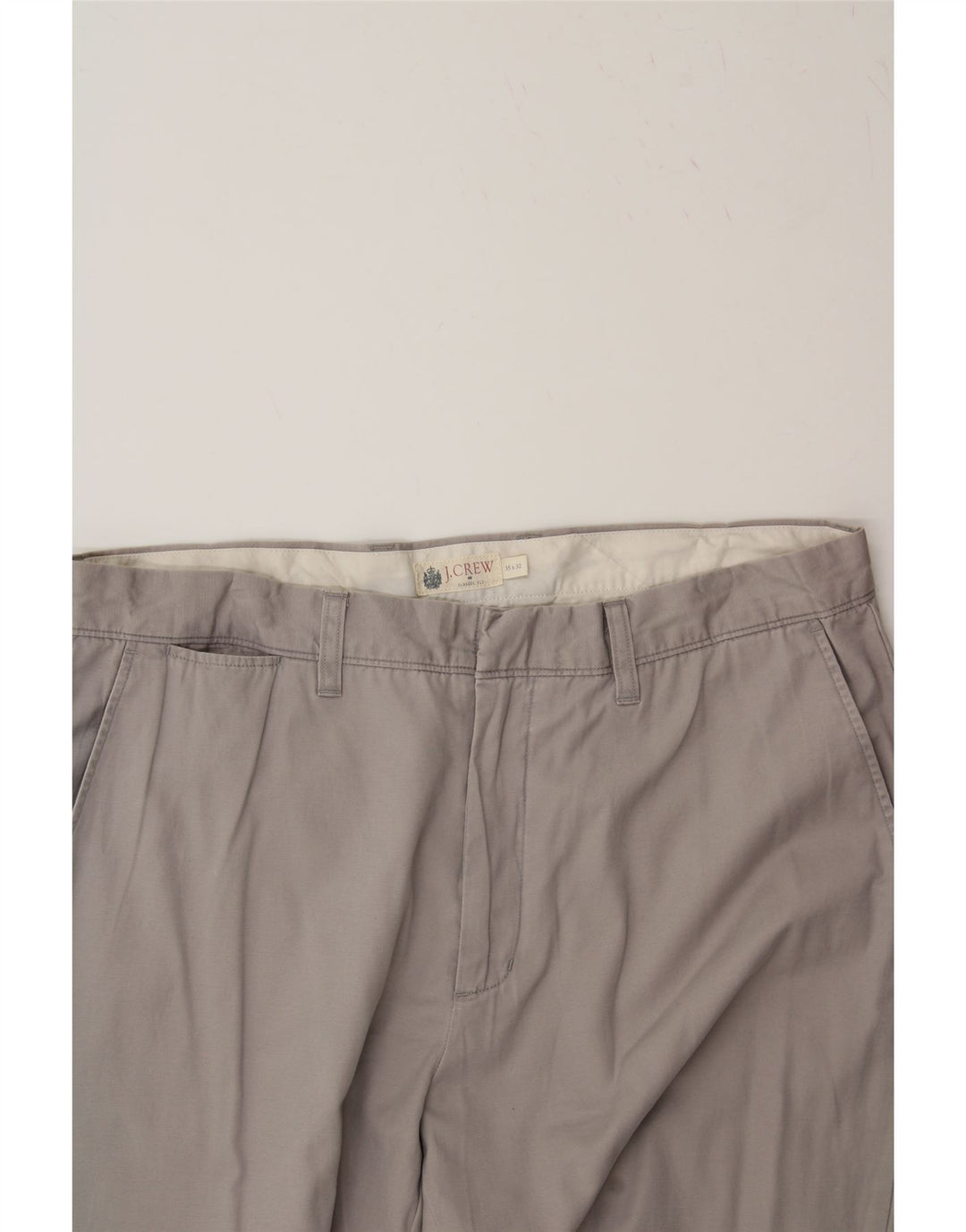 J. CREW Mens Classic Fit Chino Trousers W35 L32 Grey Cotton Vintage J. Crew and Second-Hand J. Crew from Messina Hembry 