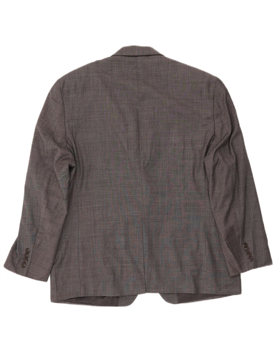 Jaqueta blazer masculina de 2 botões CHAPS Reino Unido 44 2XL lã cinza