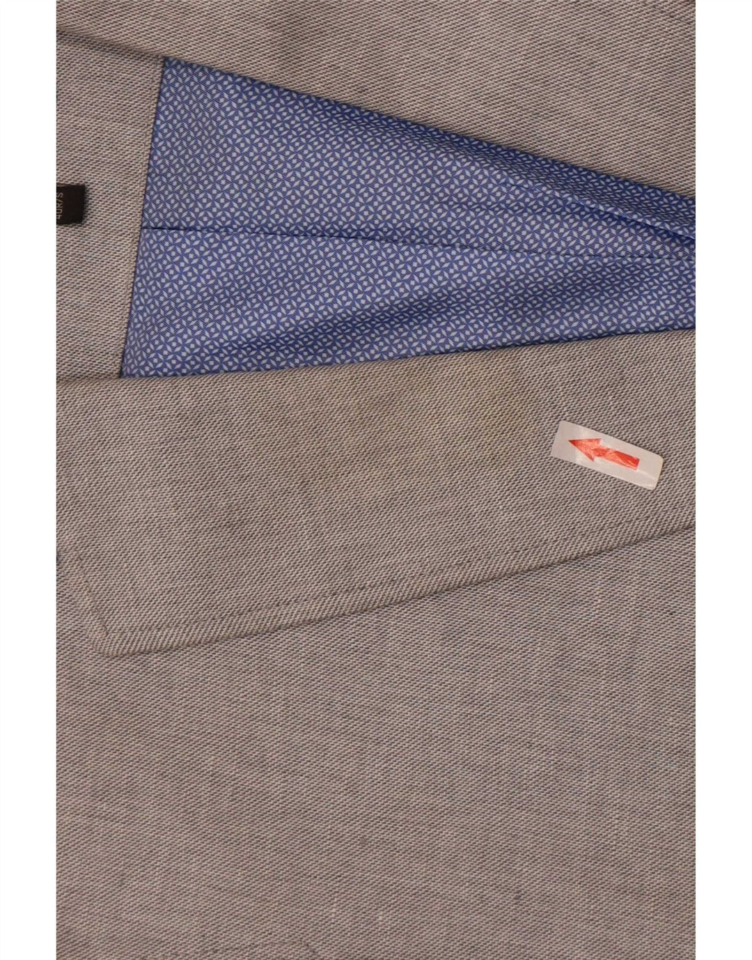 Jaqueta Blazer Masculina Banana Republic Regular Fit 2 Botões Reino Unido 40 Grande Cinza
