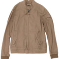 Jaqueta bomber masculina G-Star UK 40 grande algodão bege