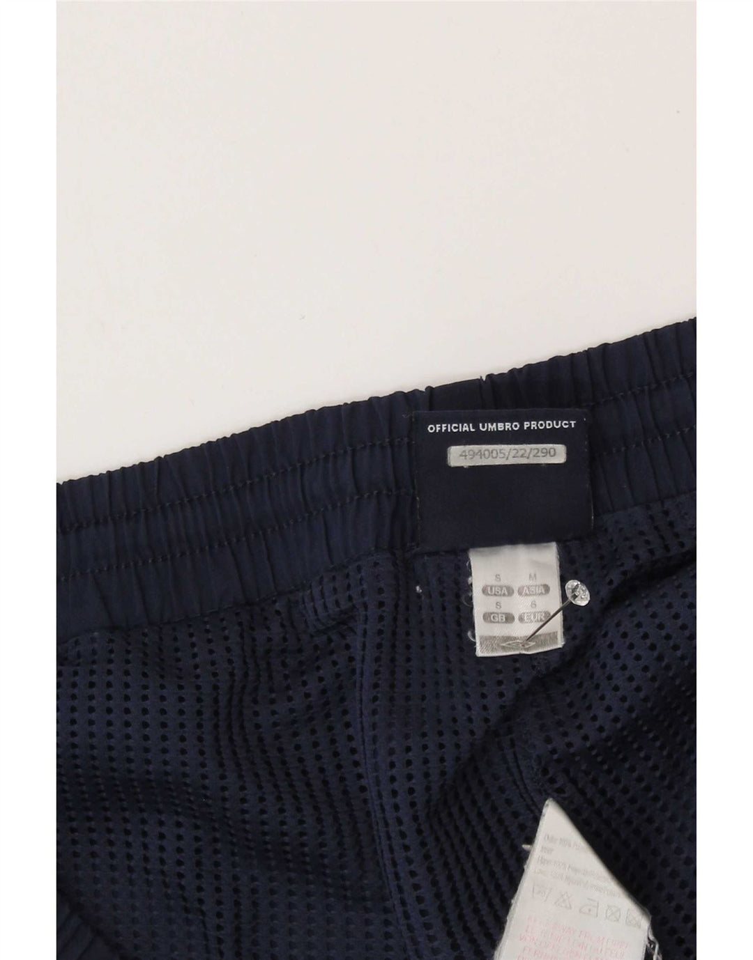 Calça de treino masculina Umbro joggers poliéster azul marinho pequeno