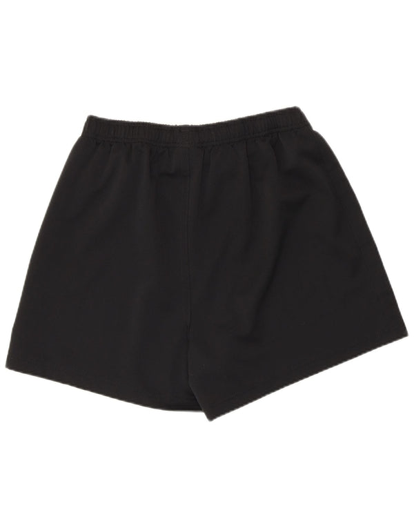 Shorts esportivos femininos Canterbury UK 12 poliéster preto médio