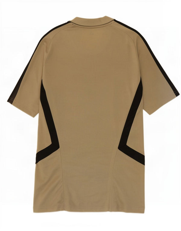 Adidas Mens Real Madrid Camiseta Top Pequeno Khaki Colourblock