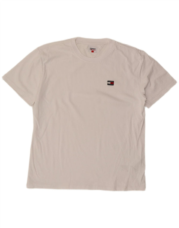 Camiseta masculina TOMMY HILFIGER 2XL algodão branco
