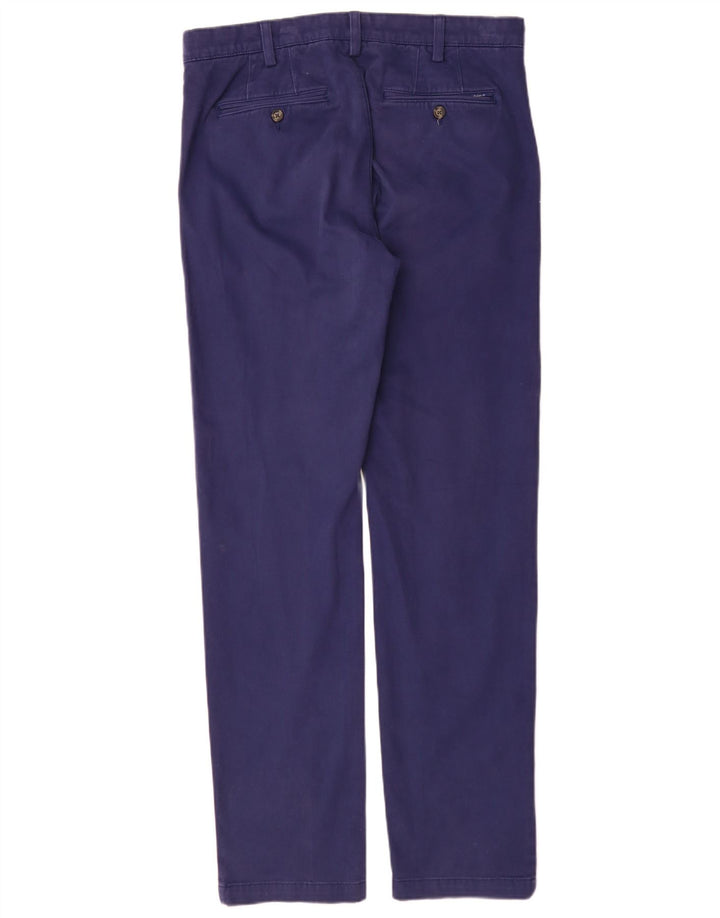 Calça Chino Regular Masculina Gant W32 L34 Algodão Azul