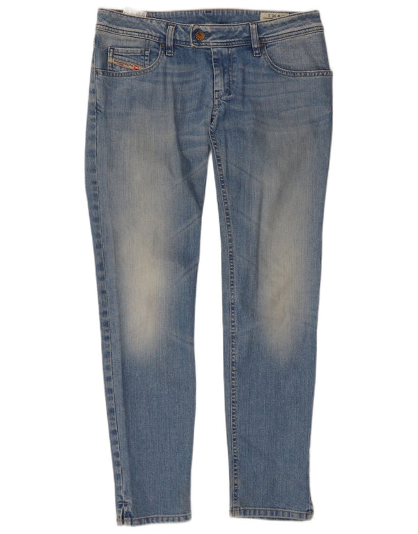 Diesel Feminino Nevy Slim Jeans W30 L29 Azul Algodão