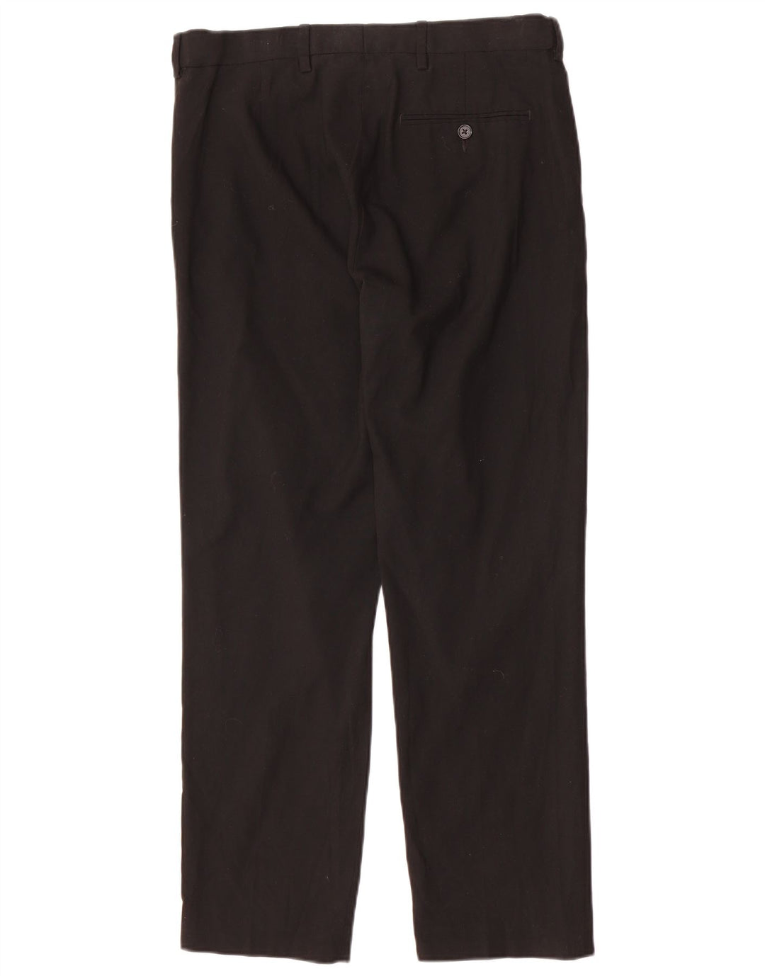 Calça chino masculina Marks & Spencer reta regular fit W32 L29 preta