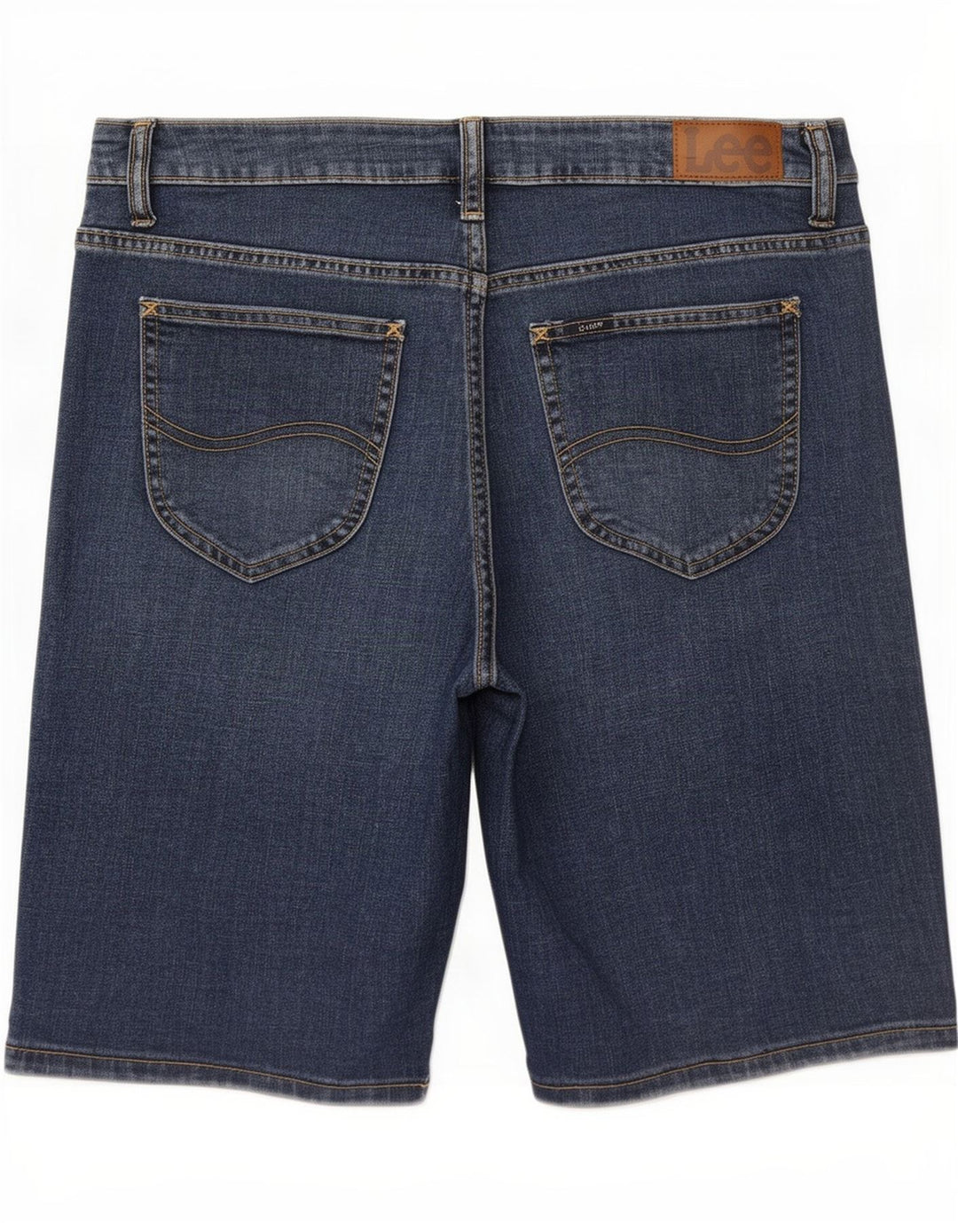 Bermuda feminina Lee de cintura média com ajuste regular W32 grande azul