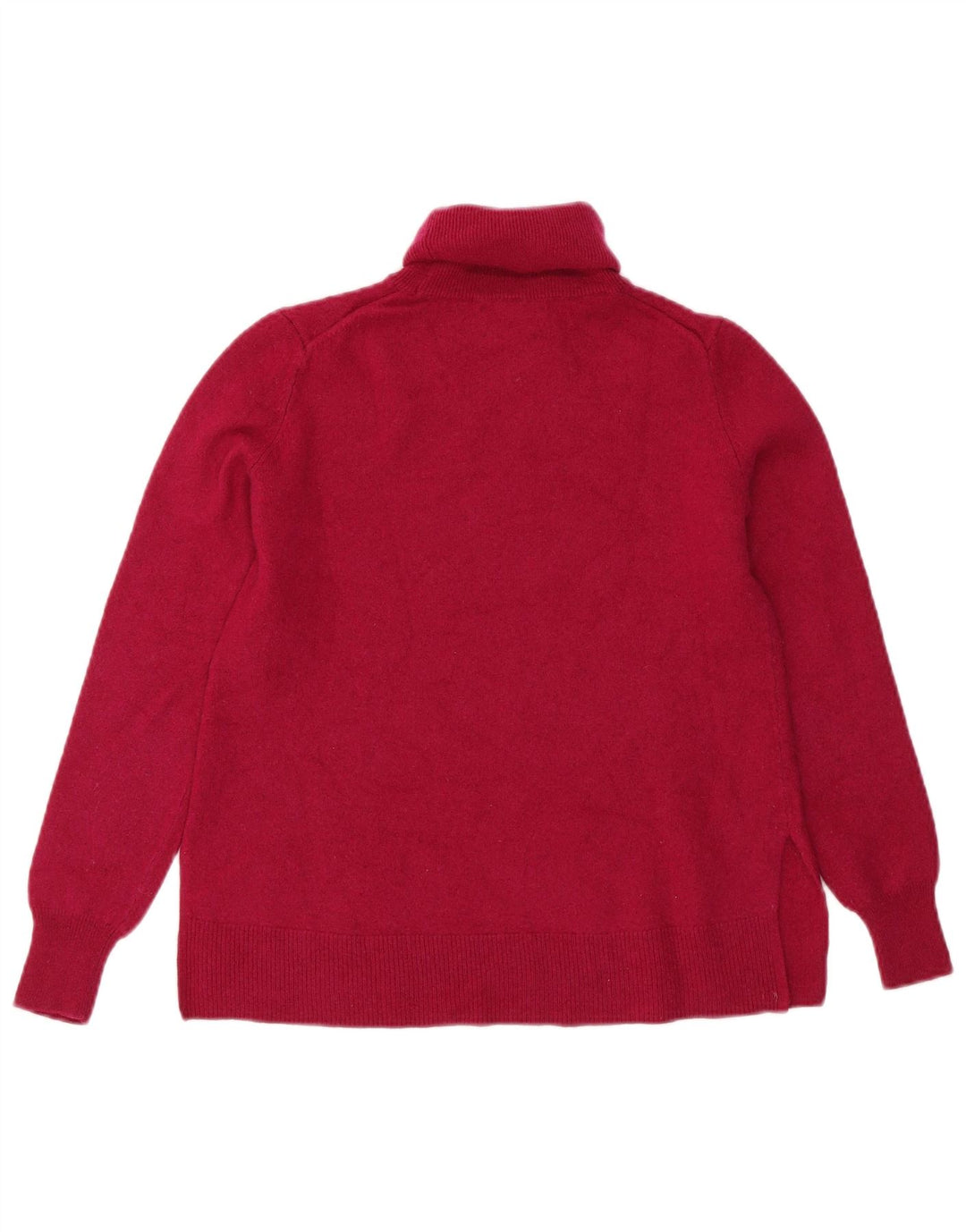 Suéter feminino Massimo Dutti com gola redonda e gola redonda Reino Unido 6 XS lã marrom