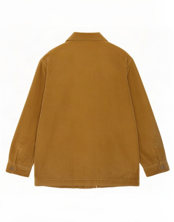 Jaqueta masculina de veludo Braddock UK 38 algodão bege médio
