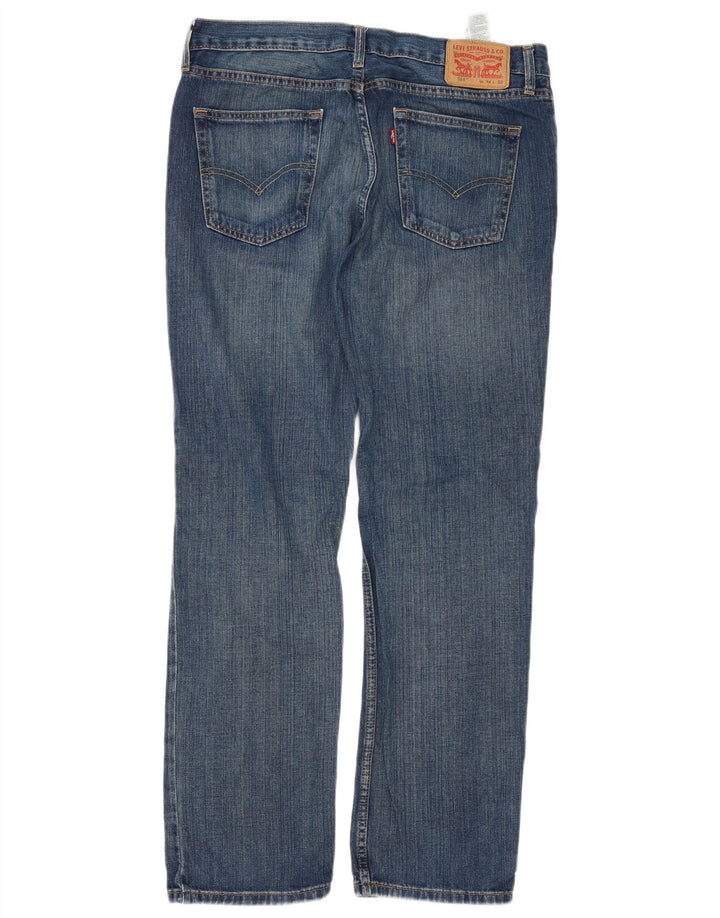 Levi's Masculino 514 Straight Jeans W34 L32 Azul Algodão