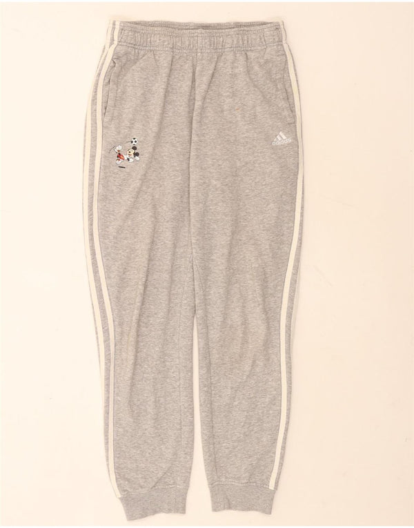 Adidas Boys Mickey Mouse Tracksuit Trousers Joggers 13-14 Years Grey