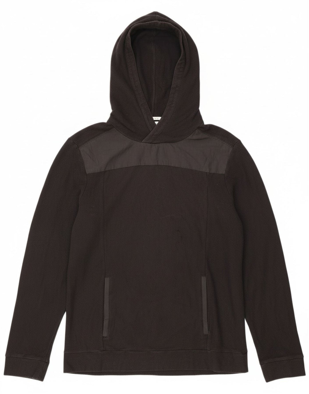 Calvin Klein moletom com capuz masculino médio preto colorblock