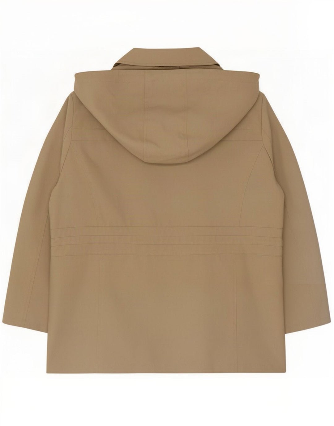 Jaqueta utilitária feminina com capuz Marks & Spencer UK 20 2XL poliamida bege