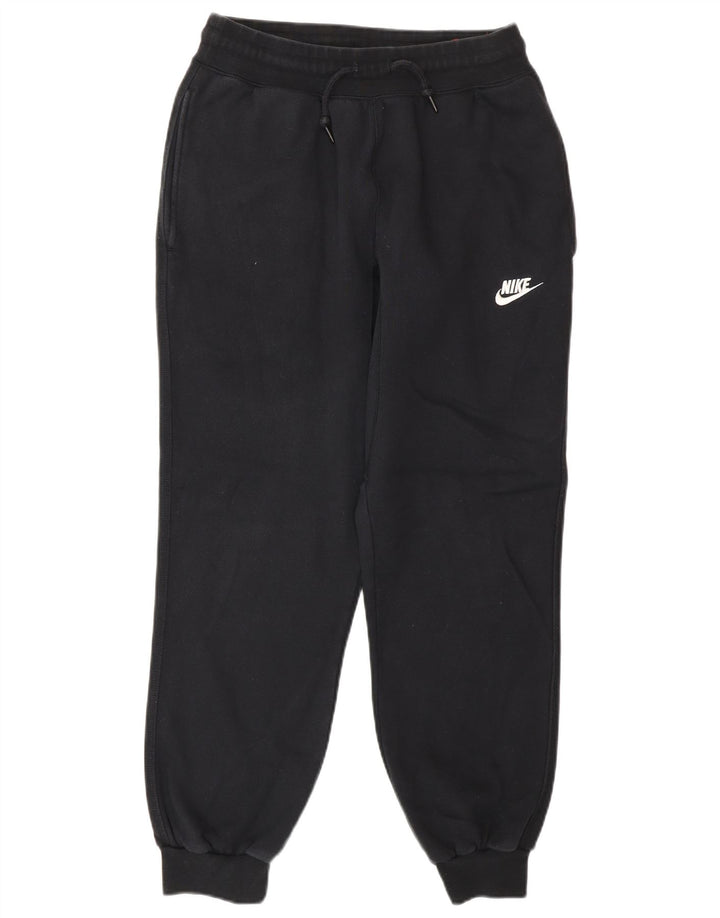 Nike Mens Treino Calças Joggers Pequeno Algodão Preto