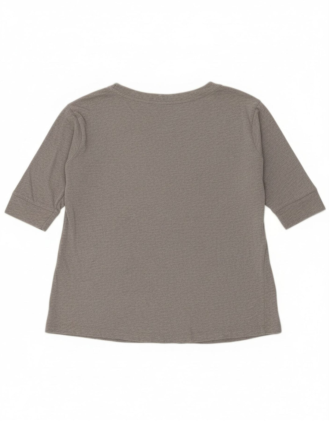 Top feminino Champion Heritage Fit gráfico manga 3/4 Reino Unido 14 cinza médio