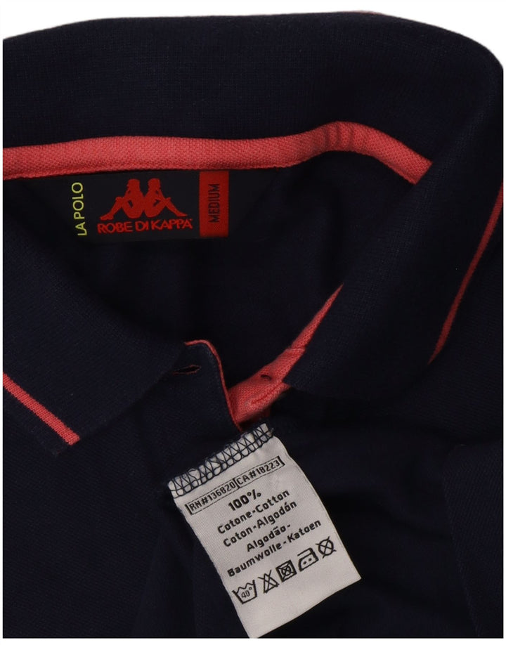 Camisa polo feminina KAPPA UK 12 algodão azul marinho médio