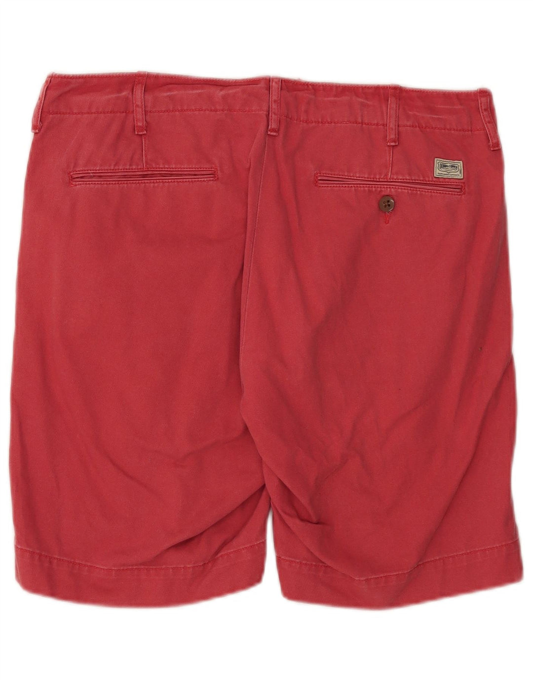 Ralph Lauren Masculino Denizen Chino Shorts W32 Médio Algodão Vermelho