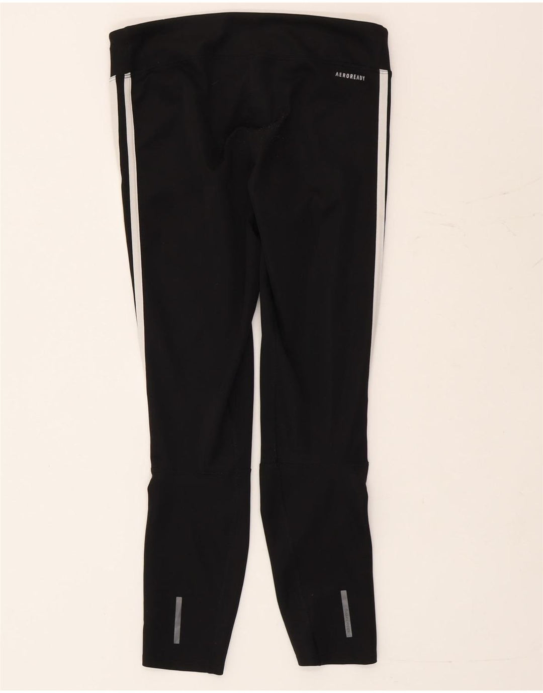 Leggings Adidas Aeroready Femininas UK 8/10 Pequenas Poliéster Preto