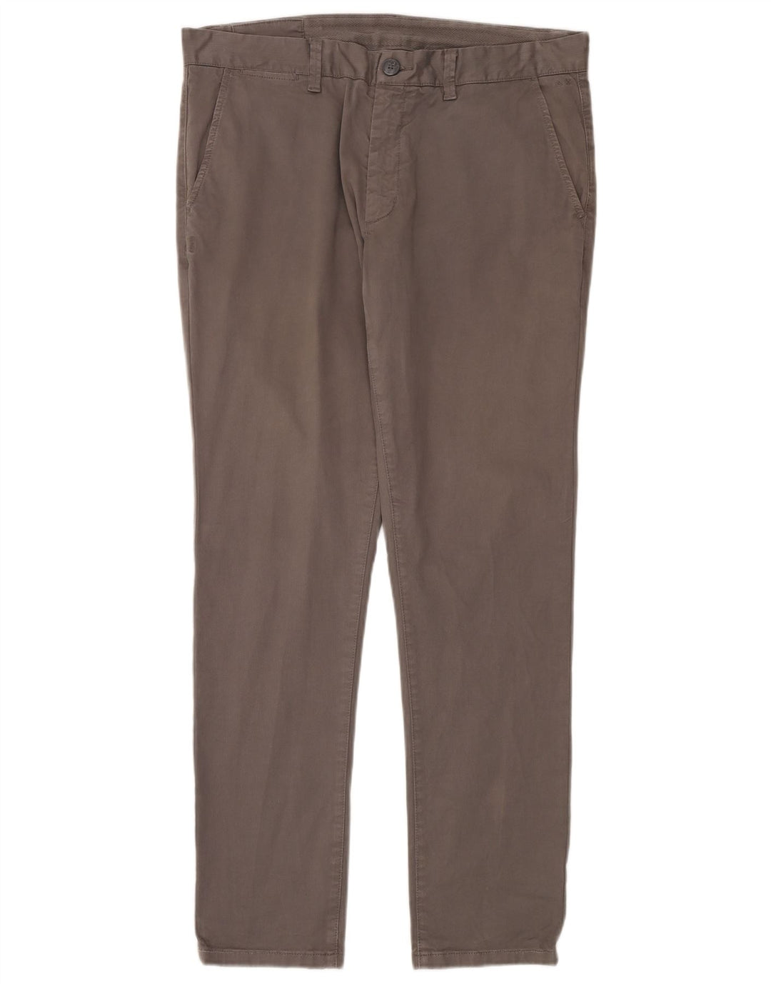 Calça Chino Masculina Sun68 Slim W38 L34 Algodão Cinza