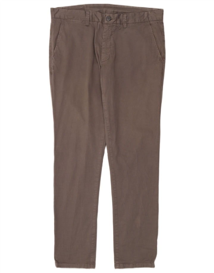 Calça Chino Masculina Sun68 Slim W38 L34 Algodão Cinza