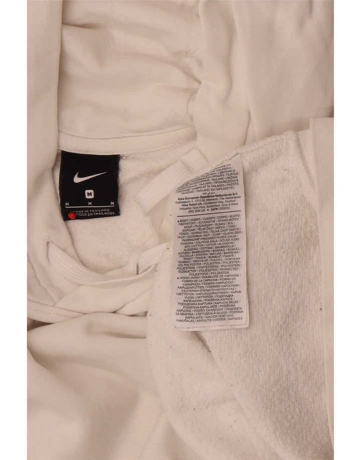 Nike Mens Hoodie Jumper Médio Algodão Branco